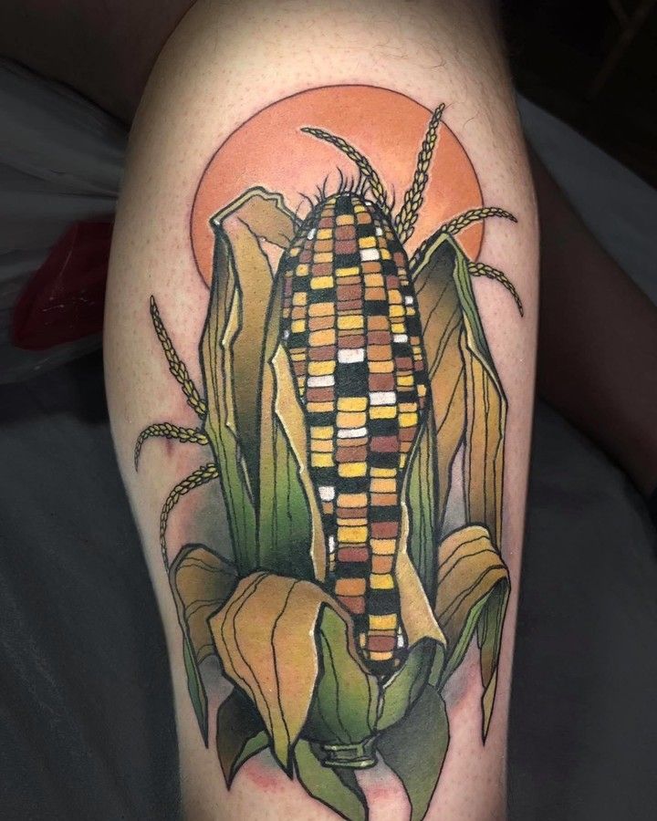 30 Pretty Corn Tattoos You Can Copy