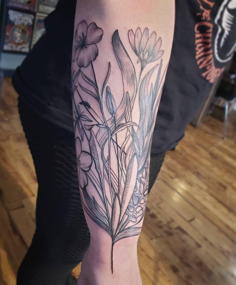 30 Pretty Garden Tattoos You Must Love