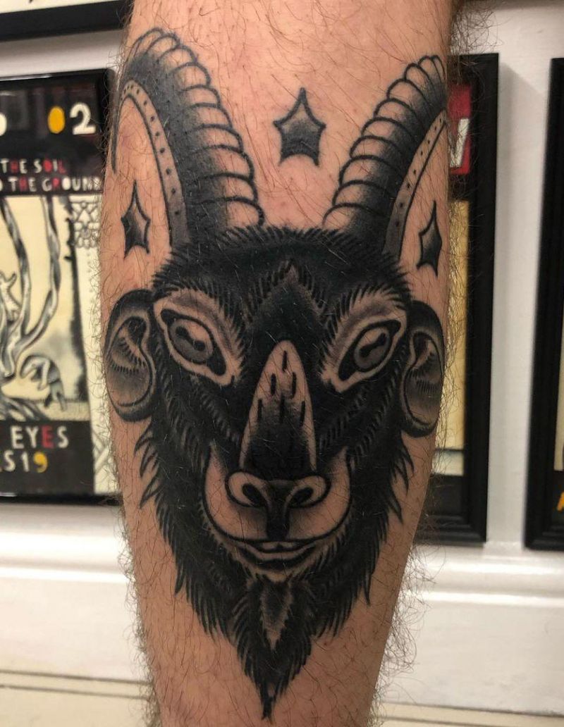 30 Pretty Goat Tattoos to Inspire You