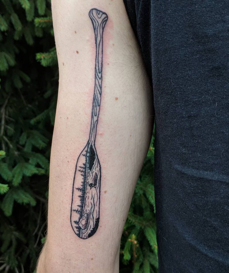 30 Pretty Paddle Tattoos Make You Attractive