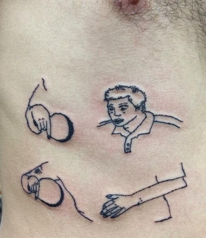 22 Great Pingpong Tattoos to Inspire You