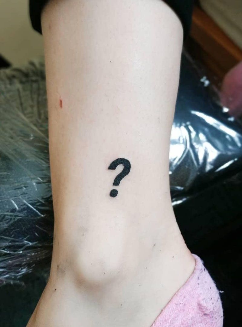 30 Pretty Question Mark Tattoos You Can Copy