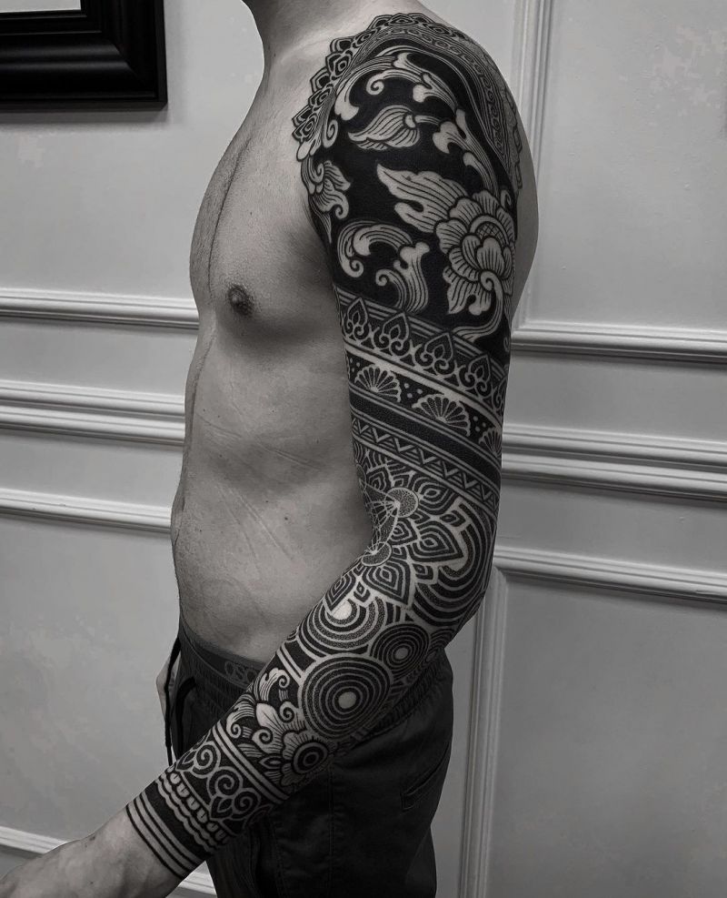 30 Elegant Sleeve Tattoos Make You Charming