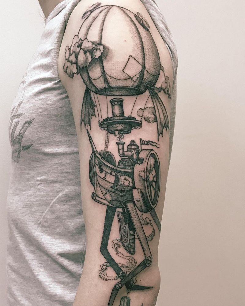 30 Amazing Steampunk Tattoos You Must Try