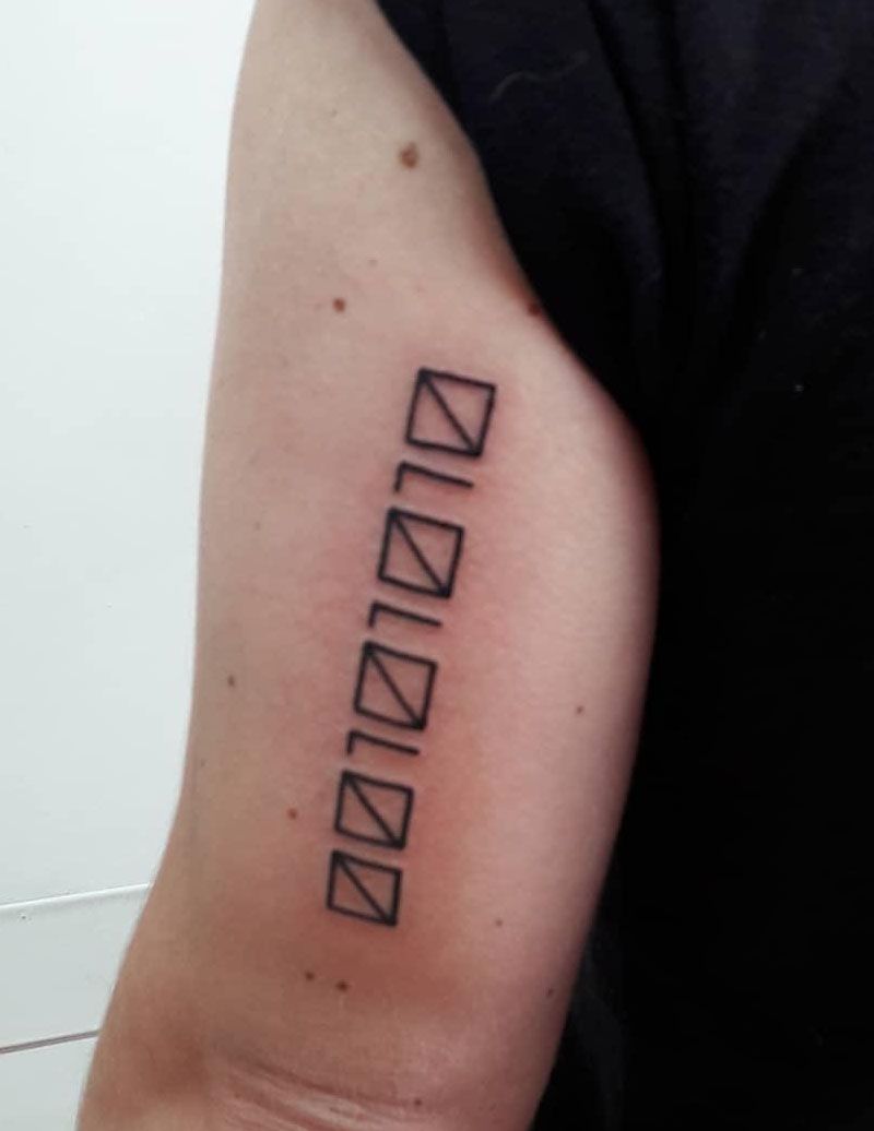 30 Creative Binary Tattoos You Can Copy