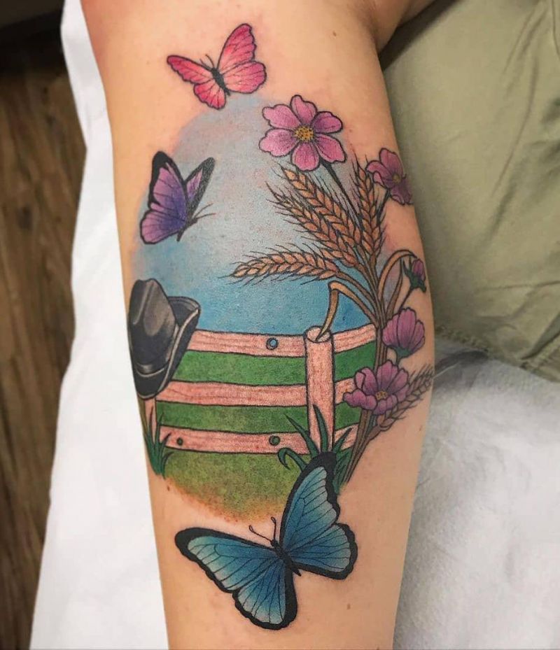 30 Great Farm Tattoos You Can Copy