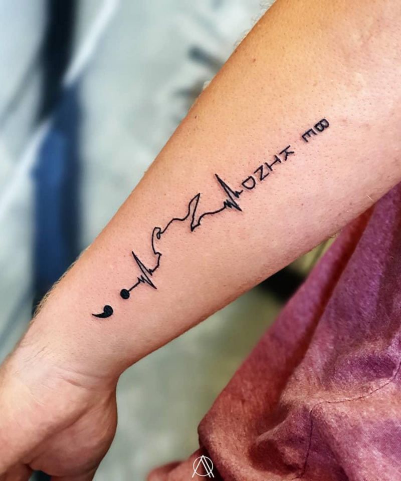 30 Pretty Heartbeat Tattoos to Inspire You