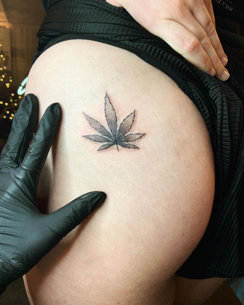 30 Pretty Hemp Tattoos You Must Love