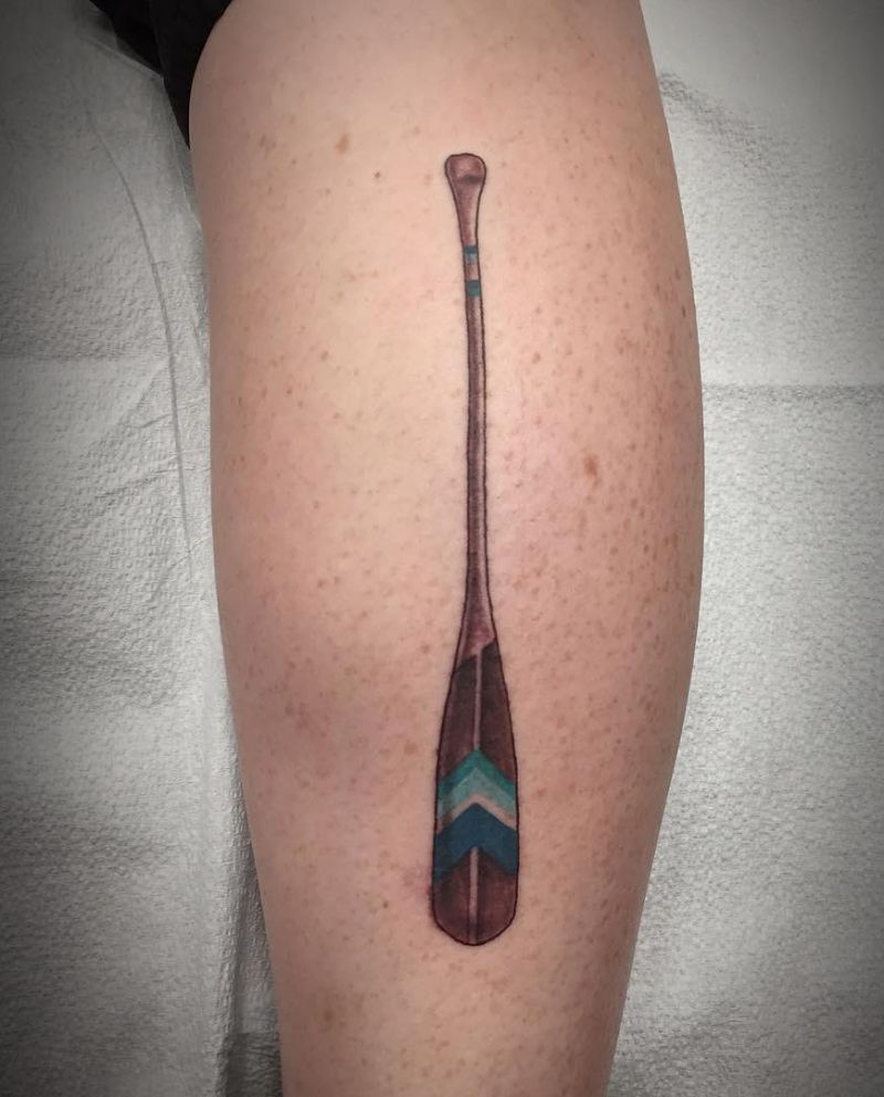 30 Pretty Paddle Tattoos Make You Attractive