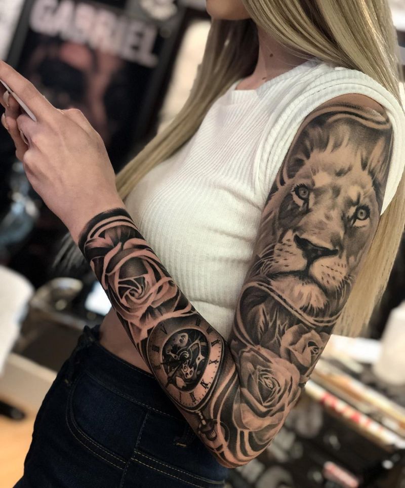 30 Elegant Sleeve Tattoos Make You Charming