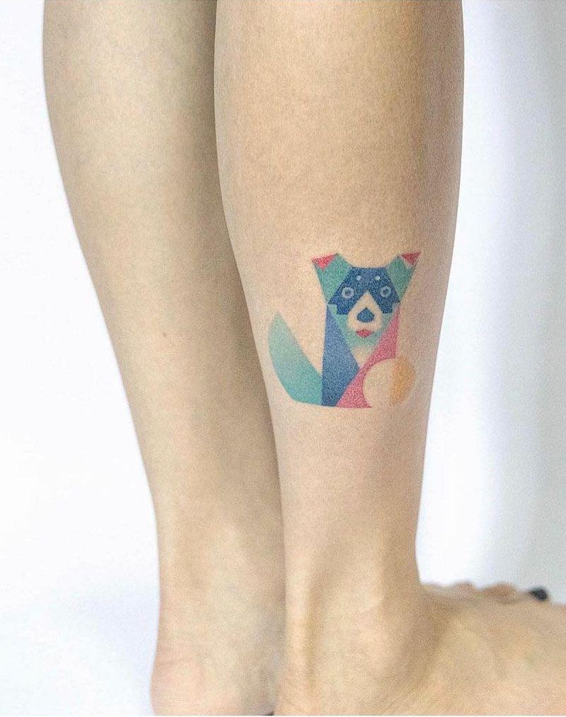 10 Pretty Tangram Tattoos You Must Try