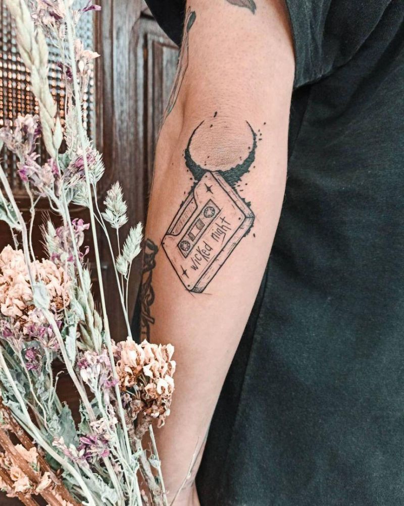 30 Pretty Tape Tattoos You Will Love