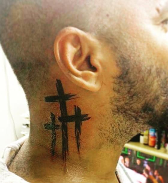 9 Pretty Three Cross Tattoos You Can Copy