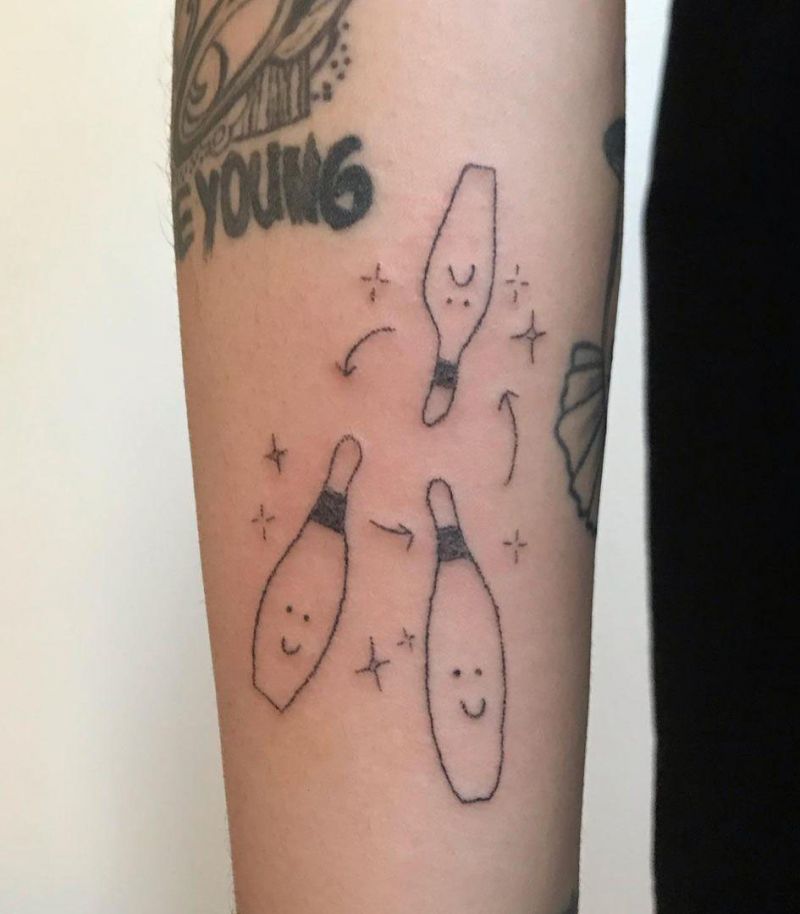 30 Bowling Tattoos Remind You to Relax