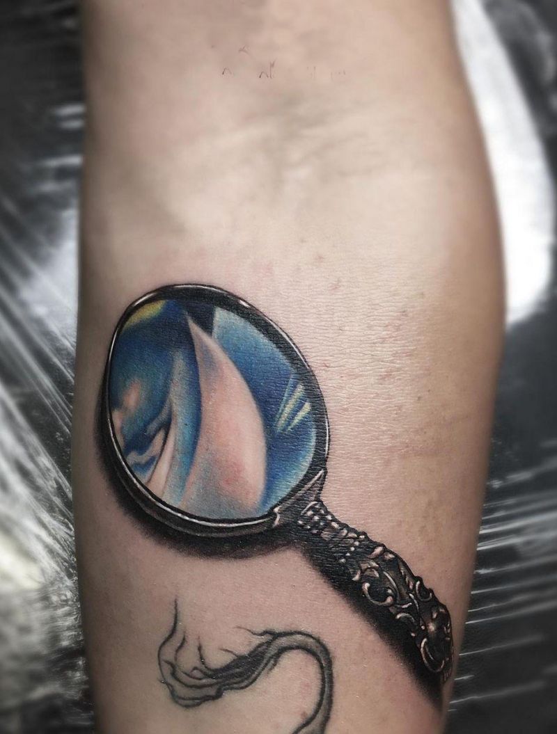 30 Perfect Magnifying Glass Tattoos Make You Attractive