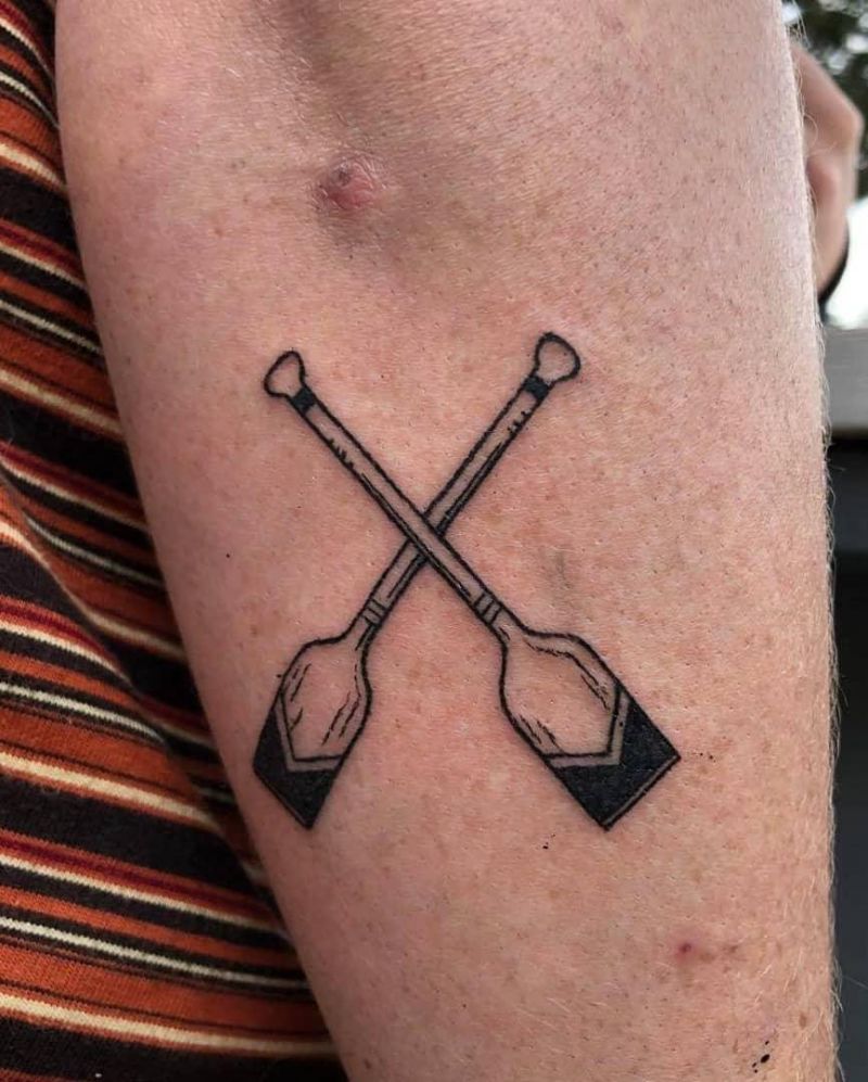 11 Pretty Rowing Tattoos You Will Love