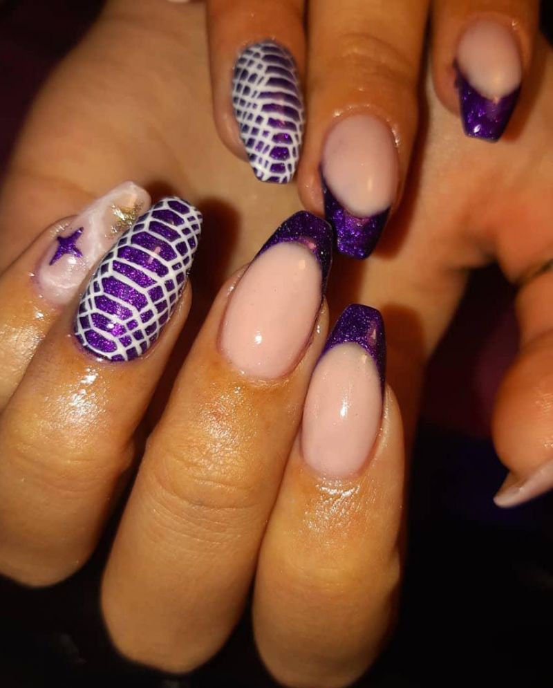 30 Pretty Snake Skin Nails You Will Love