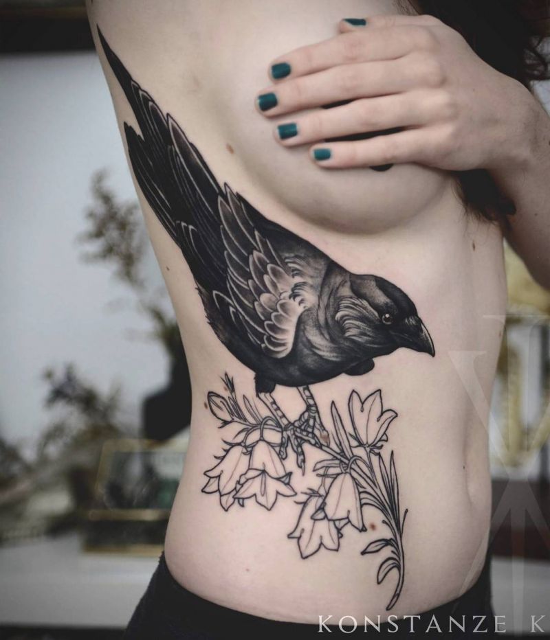 30 Great Bellflower Tattoos to Inspire You