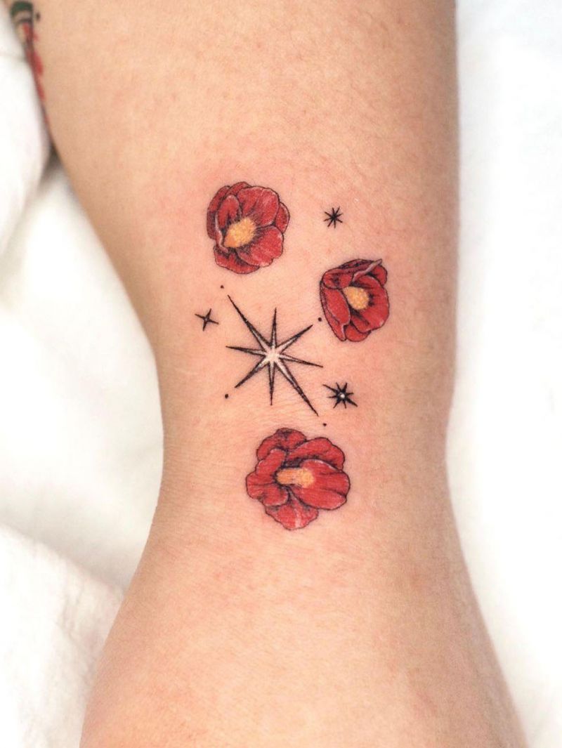 30 Pretty Camellia Tattoos You Must Love