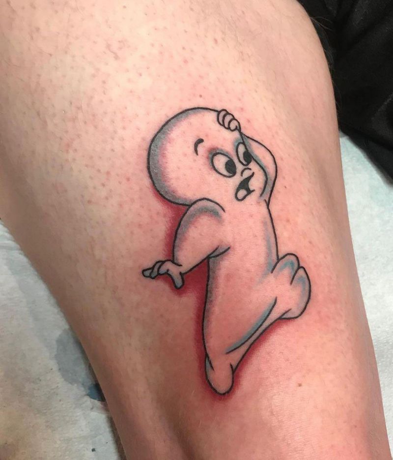 30 Cute Casper Tattoos You Must Love