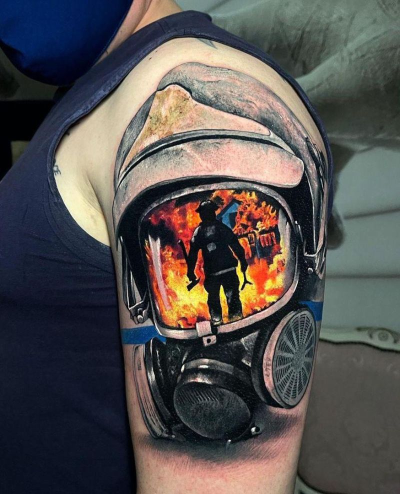 30 Pretty Firefighter Tattoos You Must Love