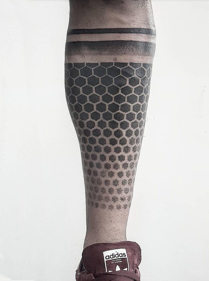 30 Great Hexagon Tattoos to Inspire You