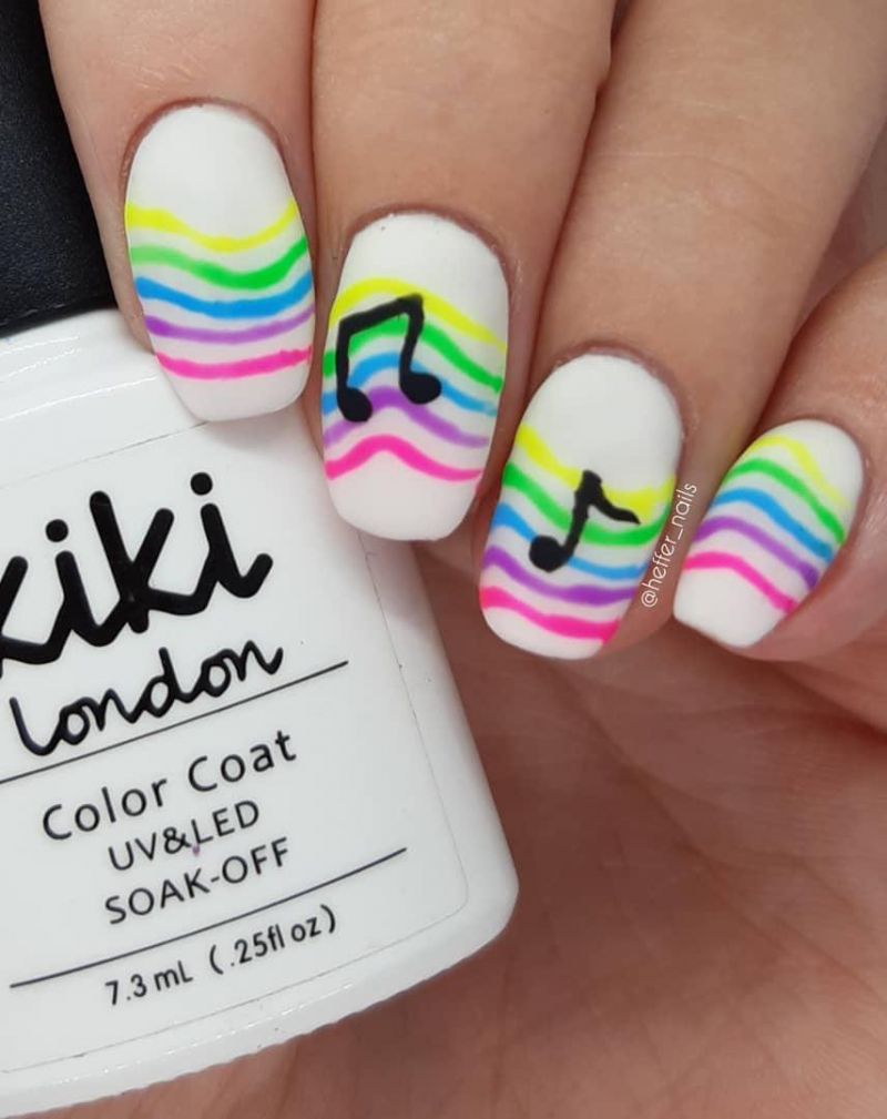 30 Gorgeous Music Nail Art Designs You Must Love