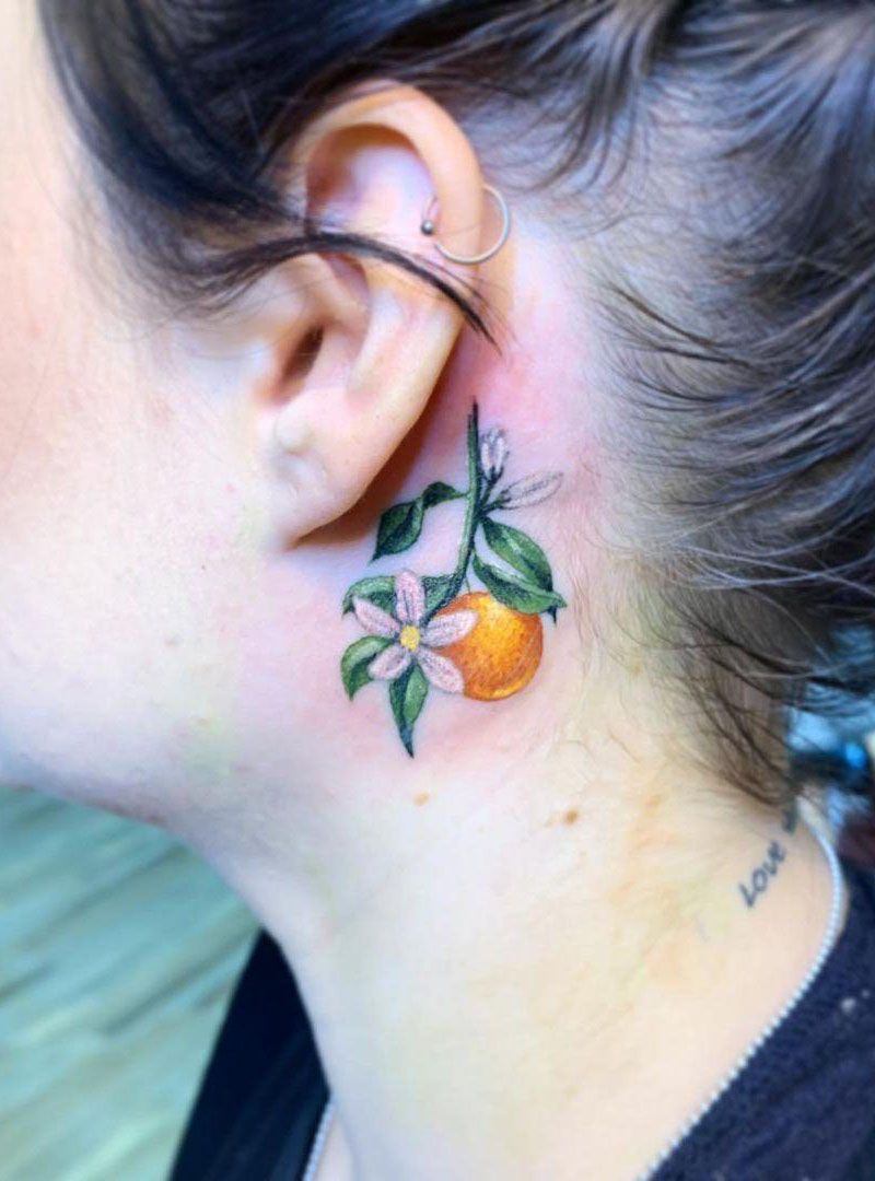 30 Pretty Orange Blossom Tattoos You Can Copy