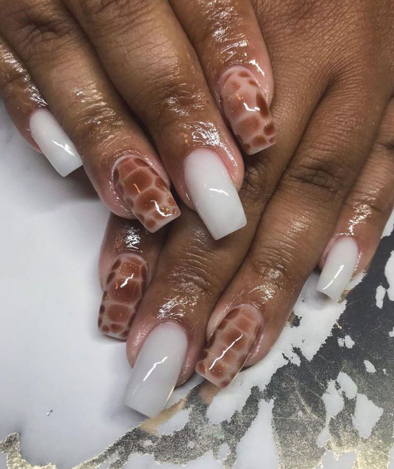 30 Pretty Snake Skin Nails You Will Love