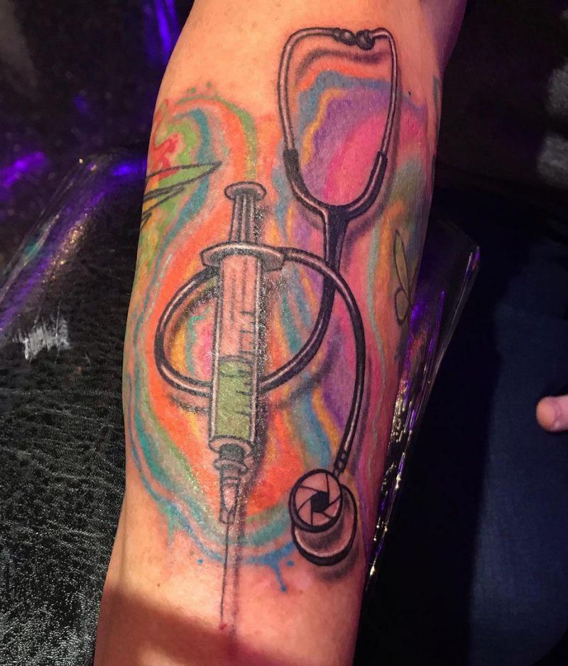 30 Pretty Syringe Tattoos You Will Love