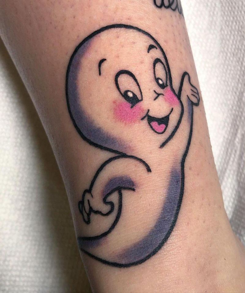 30 Cute Casper Tattoos You Must Love