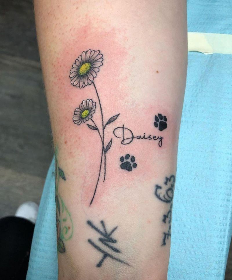 30 Pretty Daisy Tattoos You Will Love