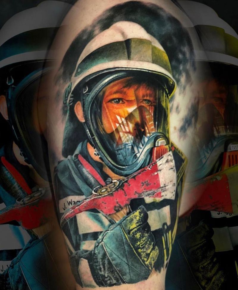 30 Pretty Firefighter Tattoos You Must Love