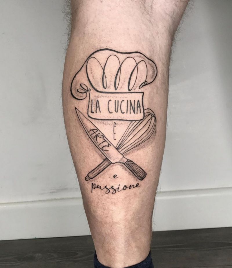 30 Perfect Kitchen Tattoos Make You Attractive