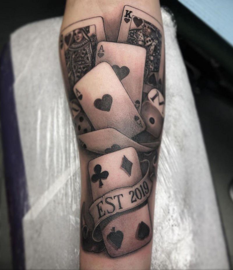 30 Pretty Playing Card Tattoos You Need to Copy