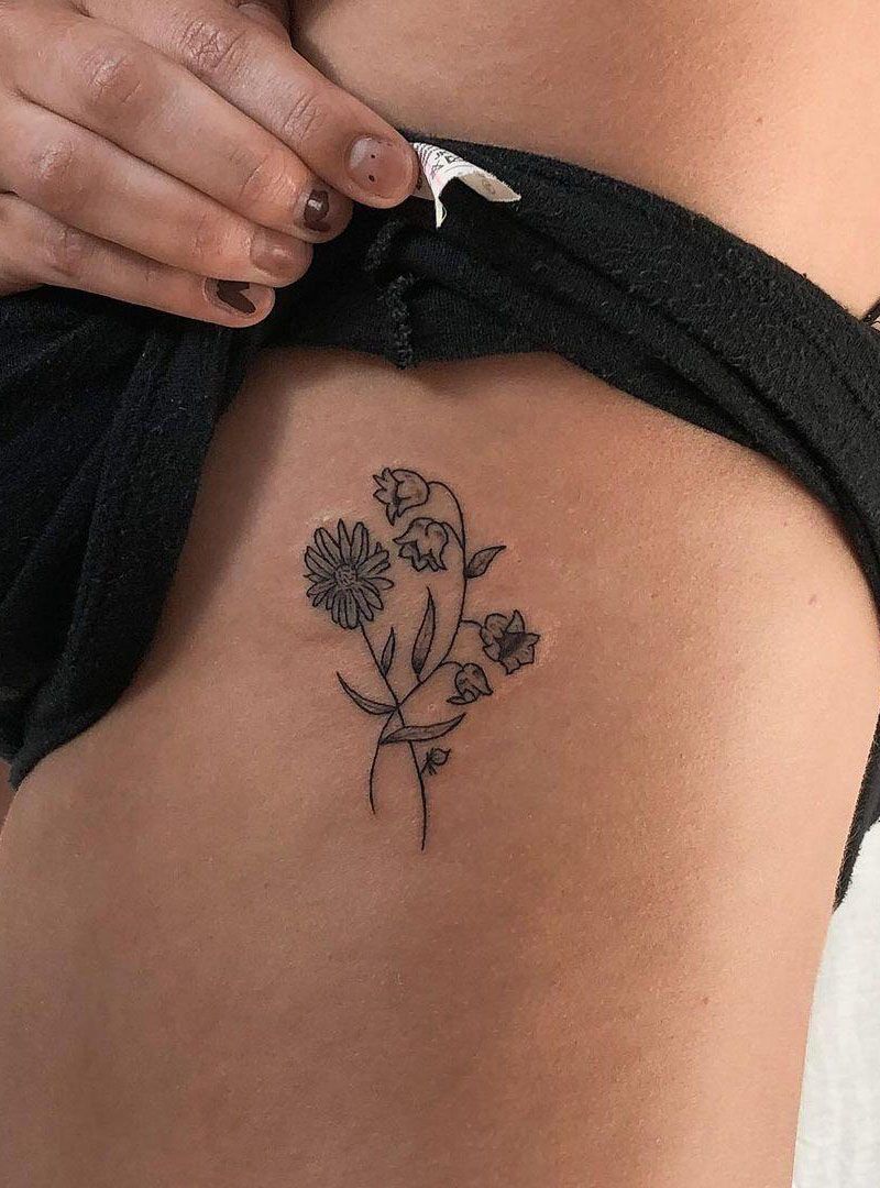 30 Great Bellflower Tattoos to Inspire You