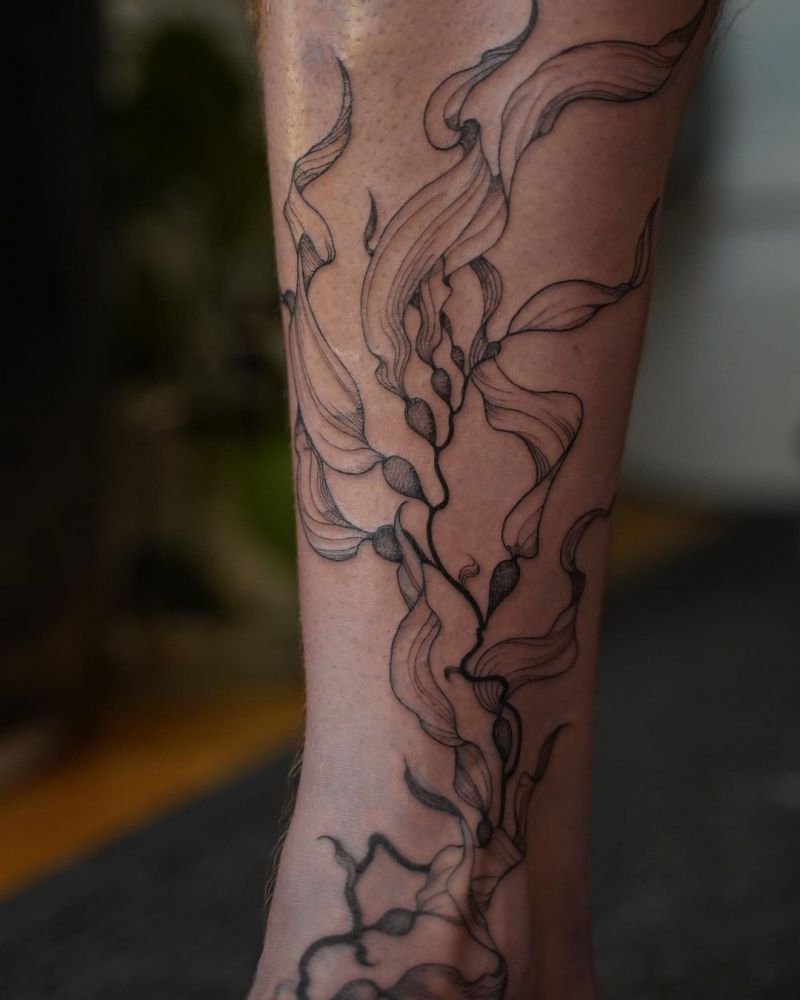 30 Perfect Kelp Tattoos You Must Try