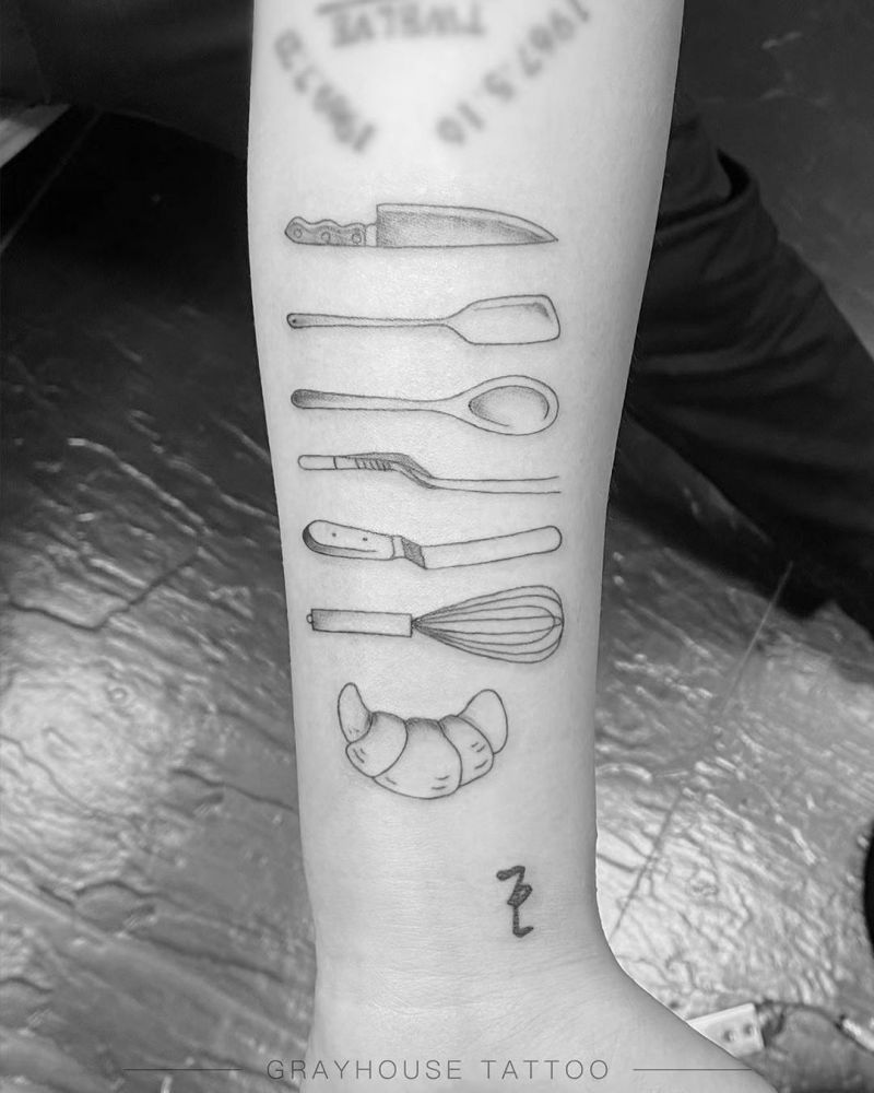 30 Perfect Kitchen Tattoos Make You Attractive