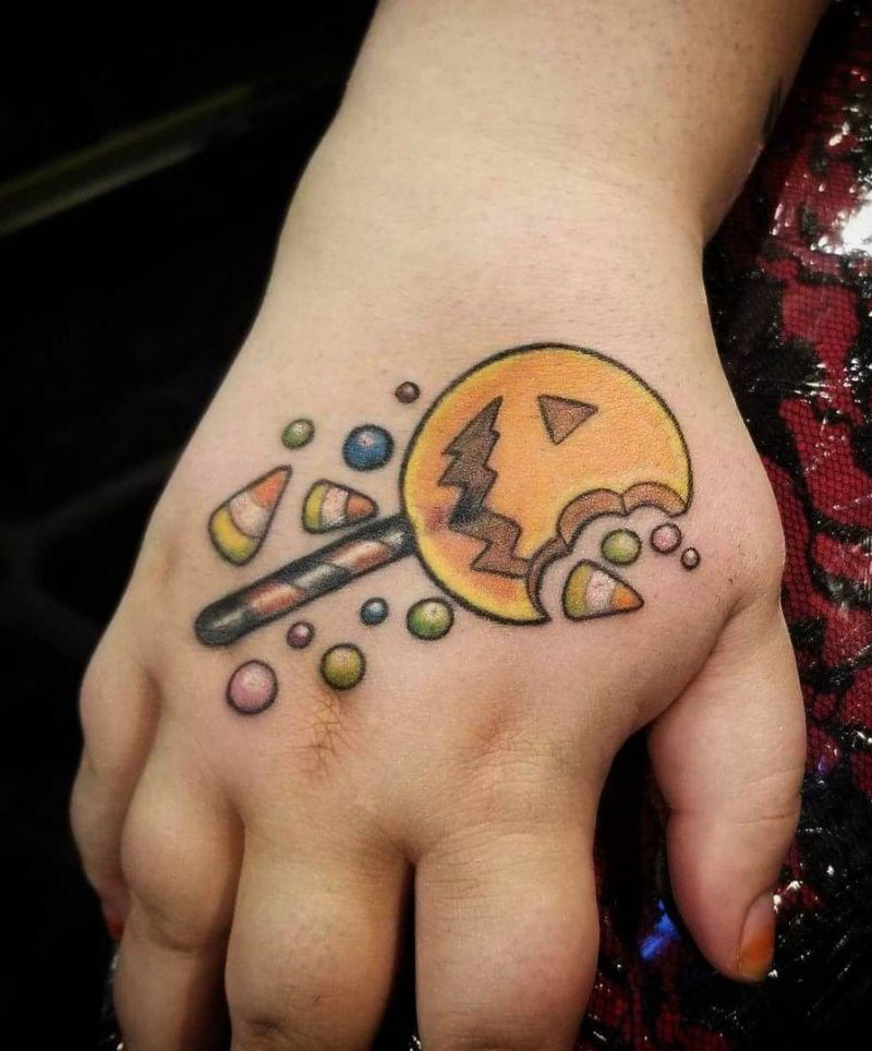 30 Pretty Lollipop Tattoos You Will Love