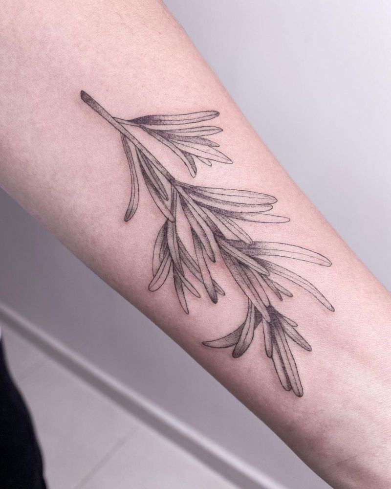 30 Gorgeous Rosemary Tattoos You Can Copy