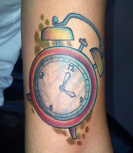 21 Perfect Alarm Clock Tattoos to Inspire You