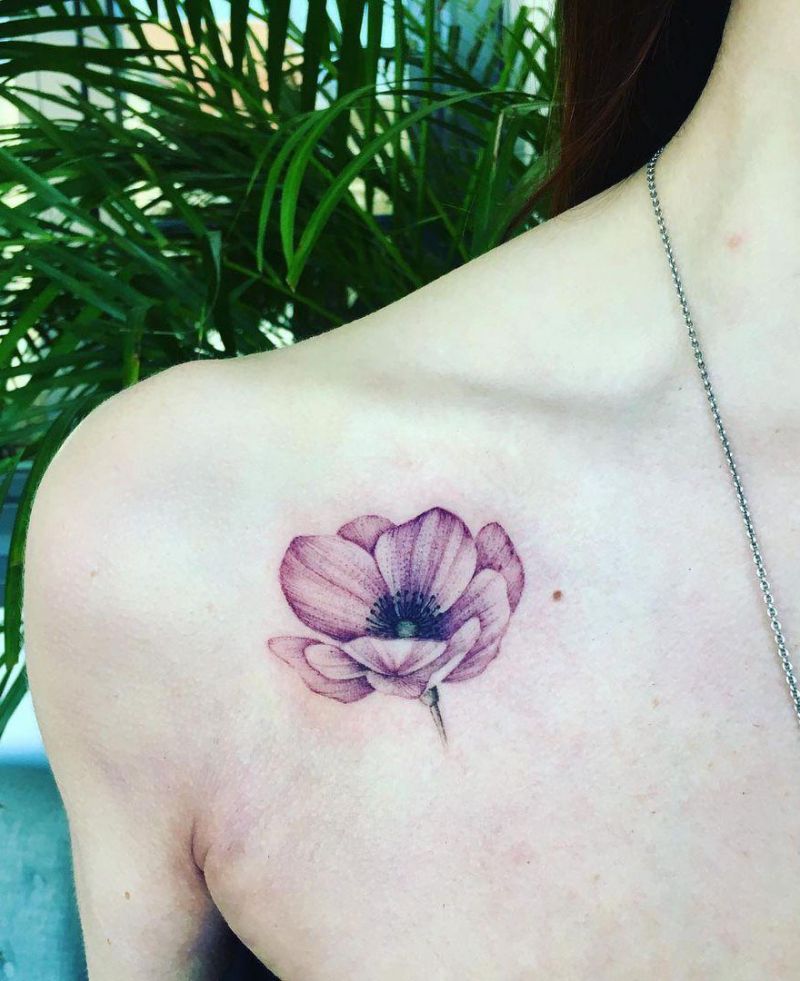 30 Pretty Anemone Tattoos You Must Try