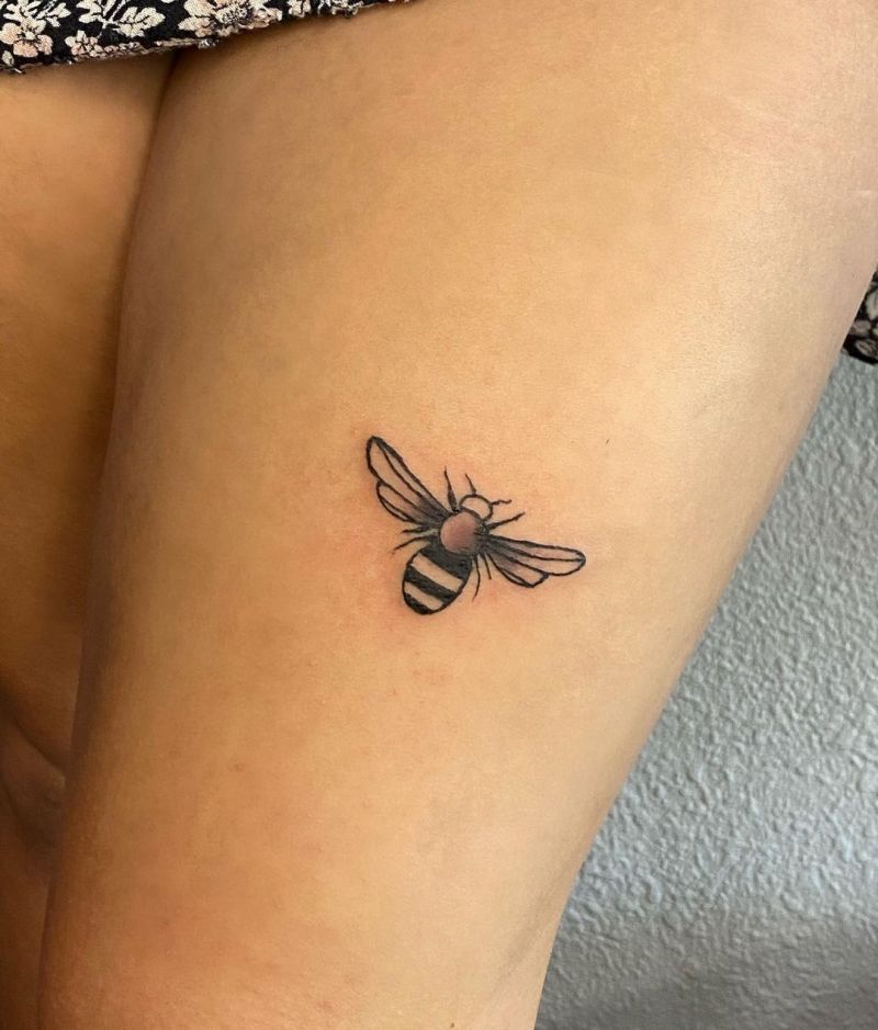 30 Pretty Bumble Bee Tattoos You Can Copy