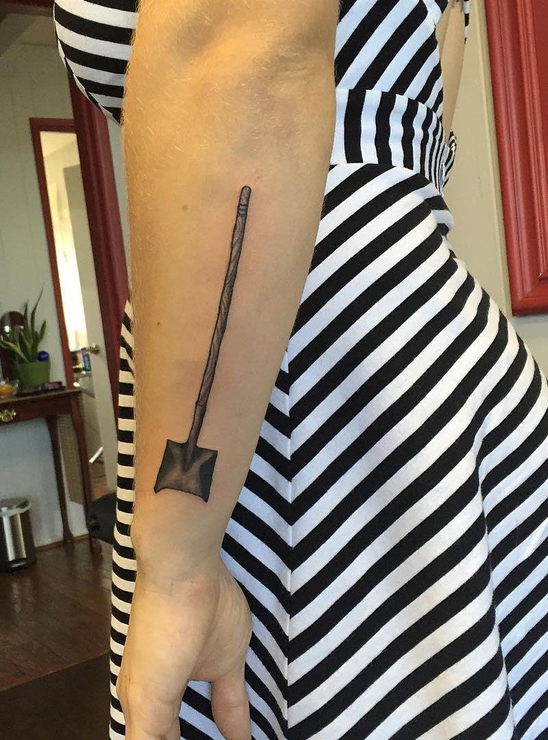 30 Perfect Shovel Tattoos You Must Love