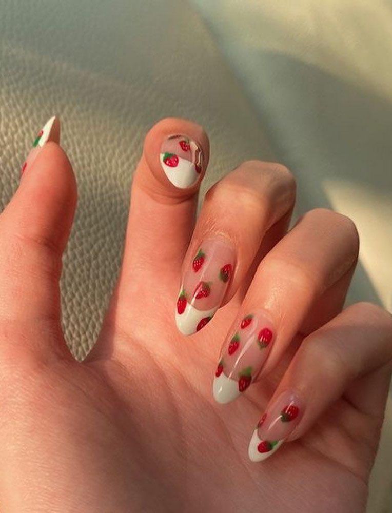 30 Trendy Strawberry Nails Make You Attractive