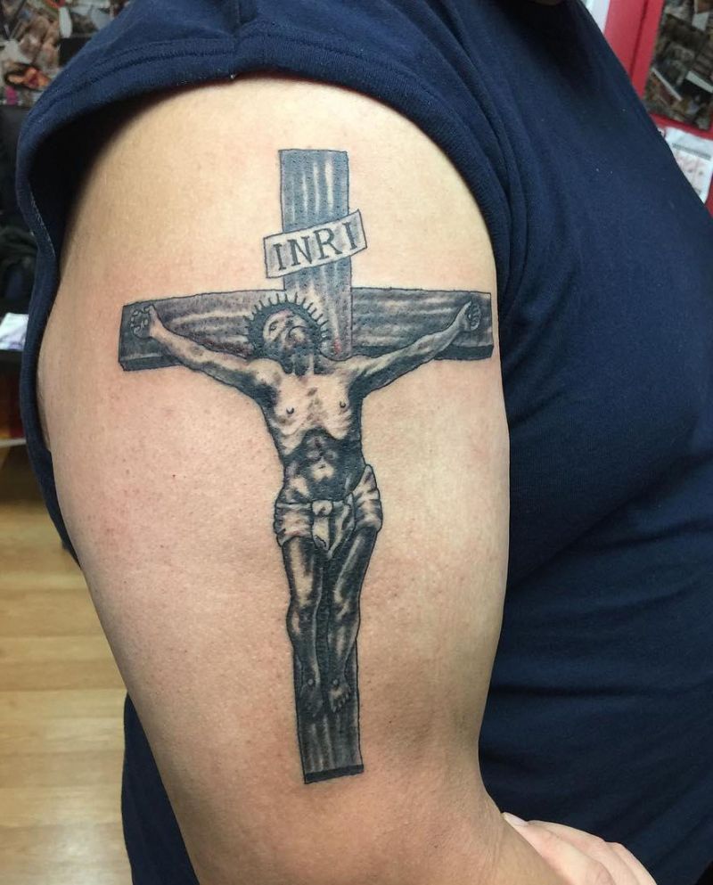 30 Perfect Jesus Cross Tattoos You Must Try