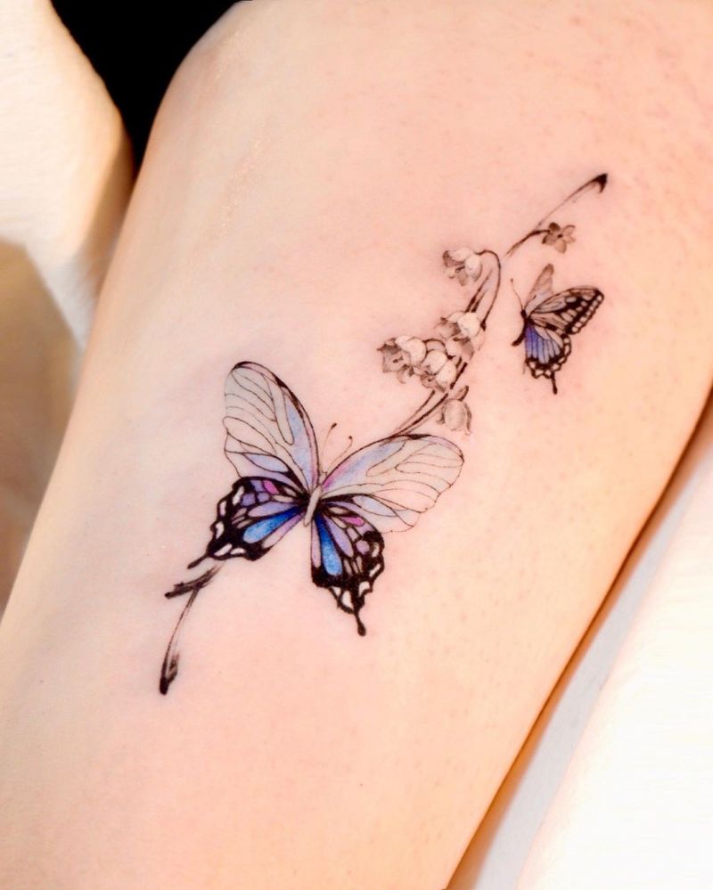 30 Pretty Lily of the Valley Tattoos to Inspire You