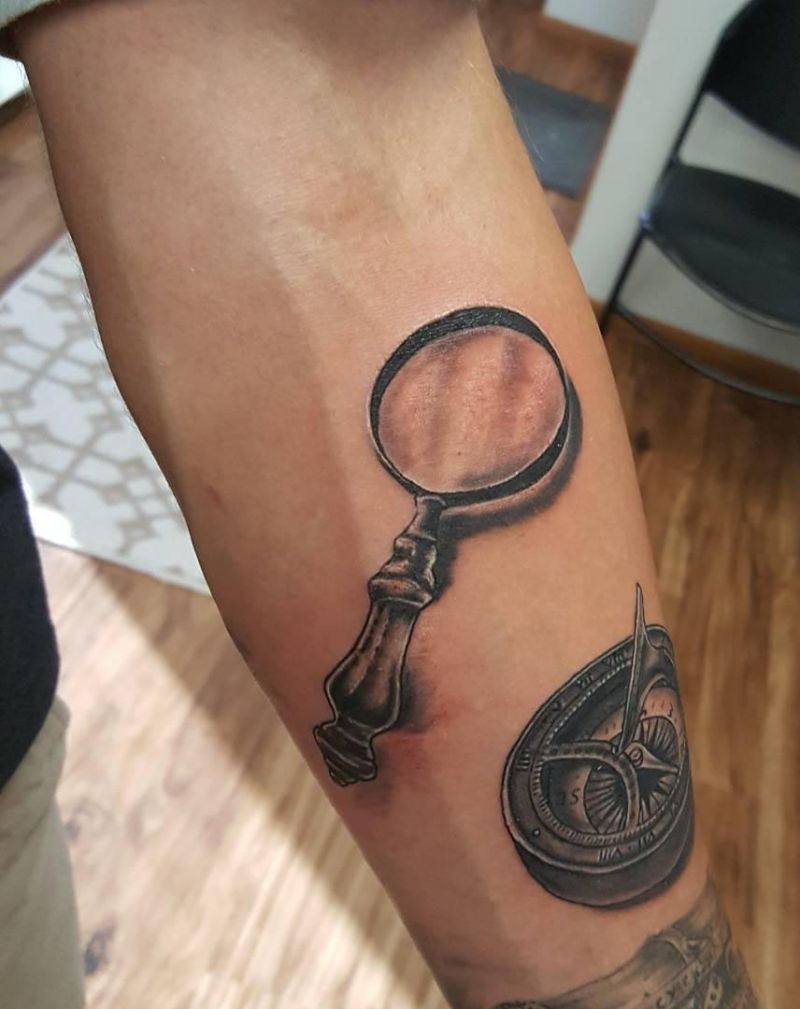 30 Perfect Magnifying Glass Tattoos Make You Attractive