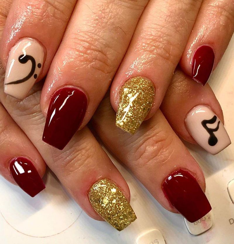 30 Gorgeous Music Nail Art Designs You Must Love