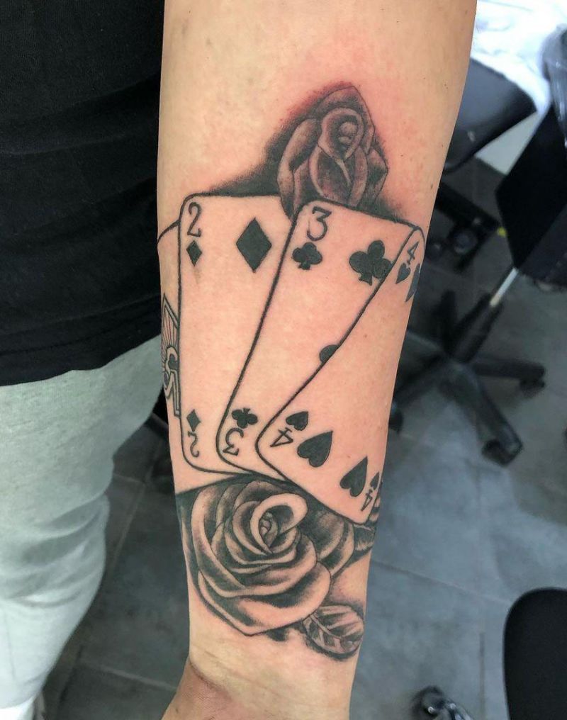 30 Pretty Playing Card Tattoos You Need to Copy